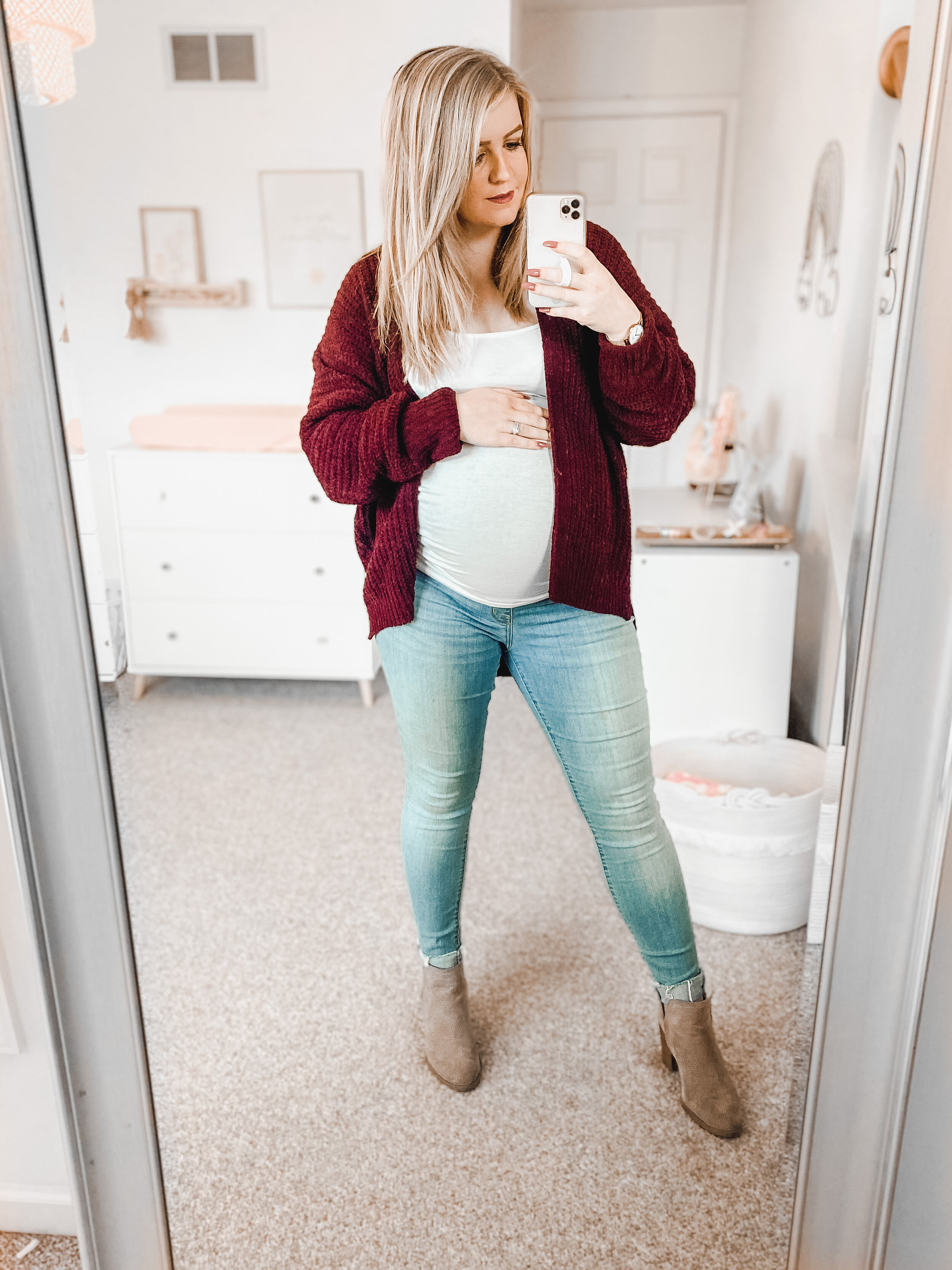 Pregnancy Friendly Outfits for Fall Being Summer Shores