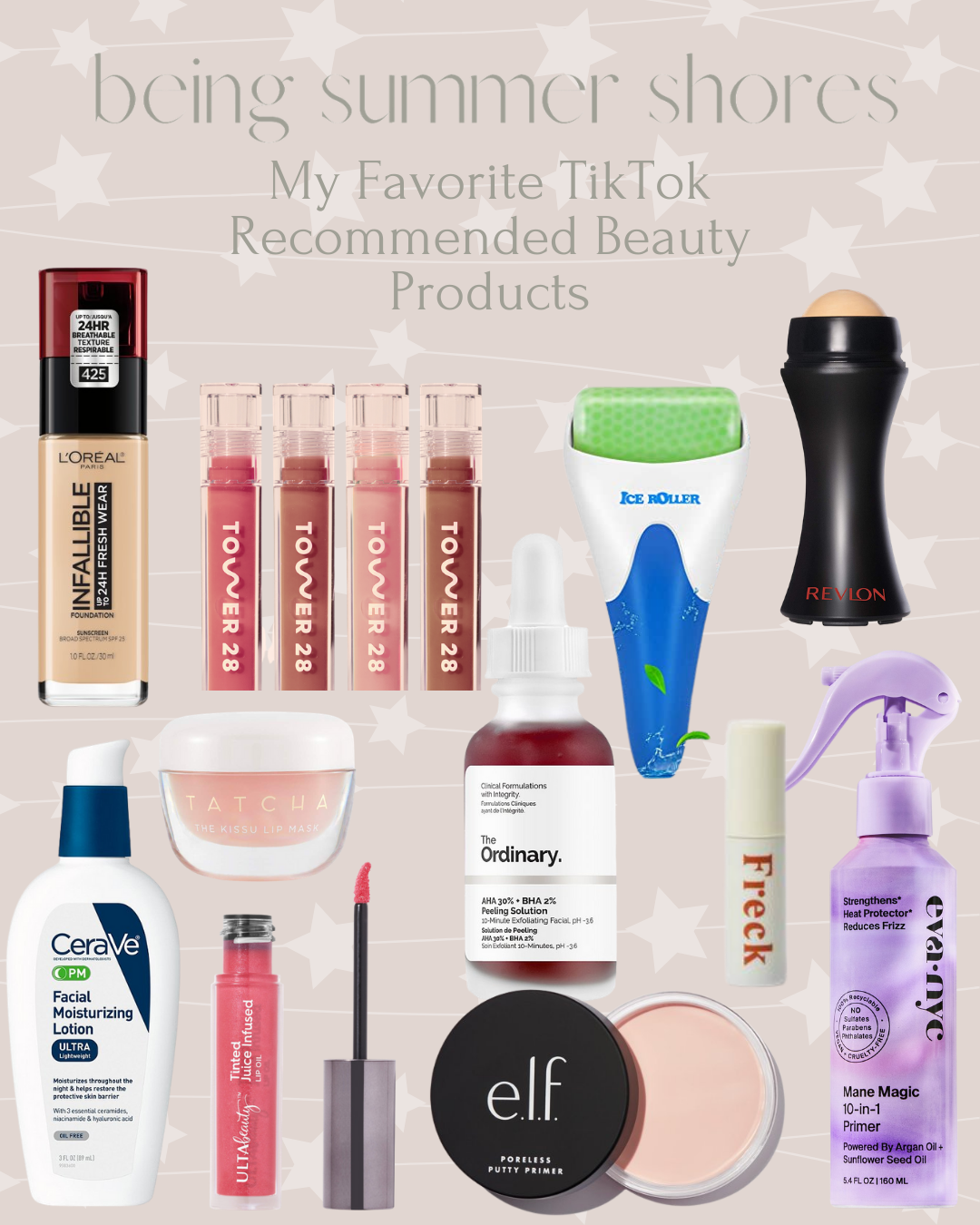 My Favorite TikTok Recommended Beauty Products - Being Summer Shores