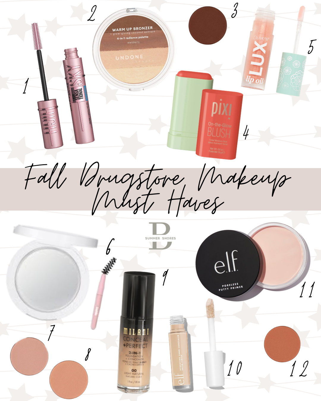 Fall Drugstore Must Haves - Summer Shores