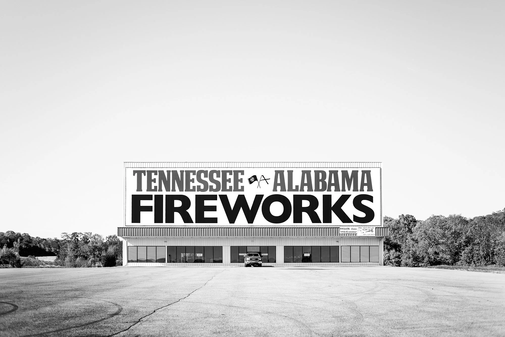 Giant Fireworks Sign, Tennessee Alabama, South Pittsburg, Tennessee, USA