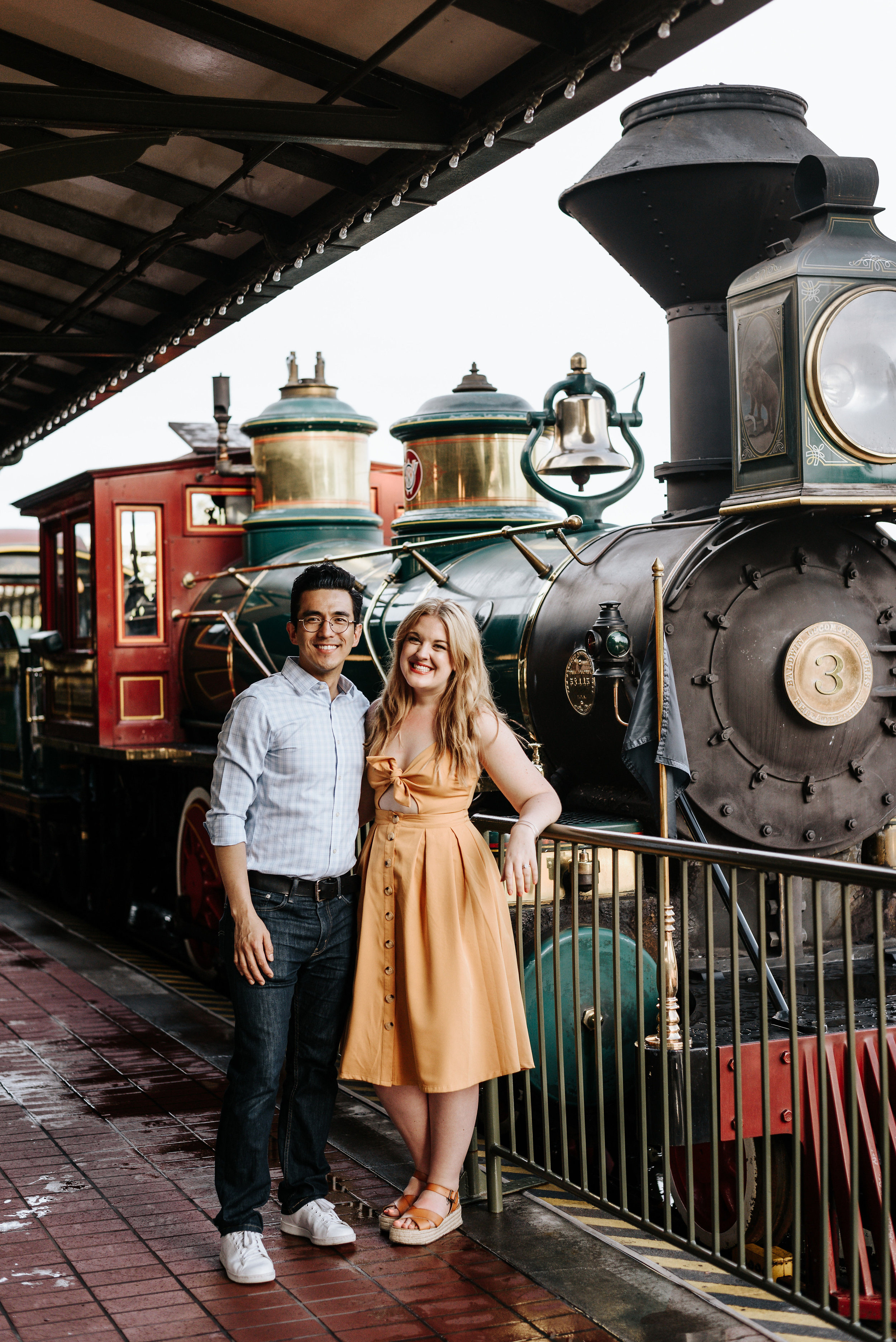 Walt Disney World Railroad Train Station, Florida Weddings