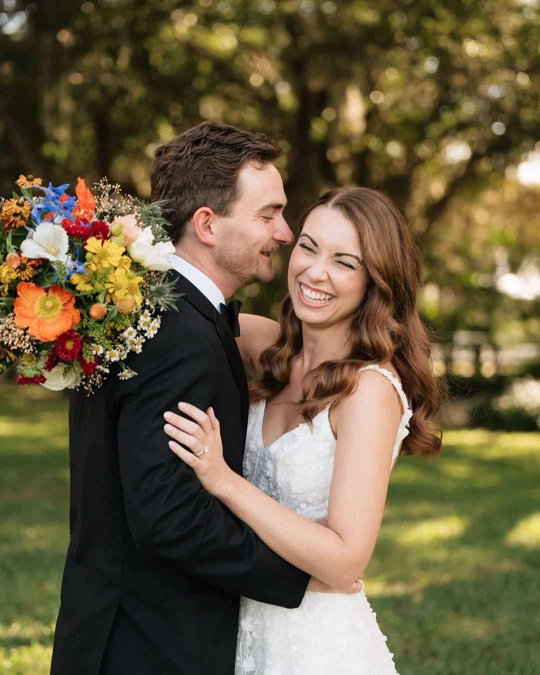 Mia + David at Up the Creek Farms 💕

Photographer: @_photographybyv 
Venue: @upthecreekfarms
DJ: @blueskiesentertainment 
Catering: @executivecatering_fl 
Hair + Makeup: @hairbytracycrowe 
Dress: @nicolemareebridal 
Suit: @aurorabridal 

#orlandowed