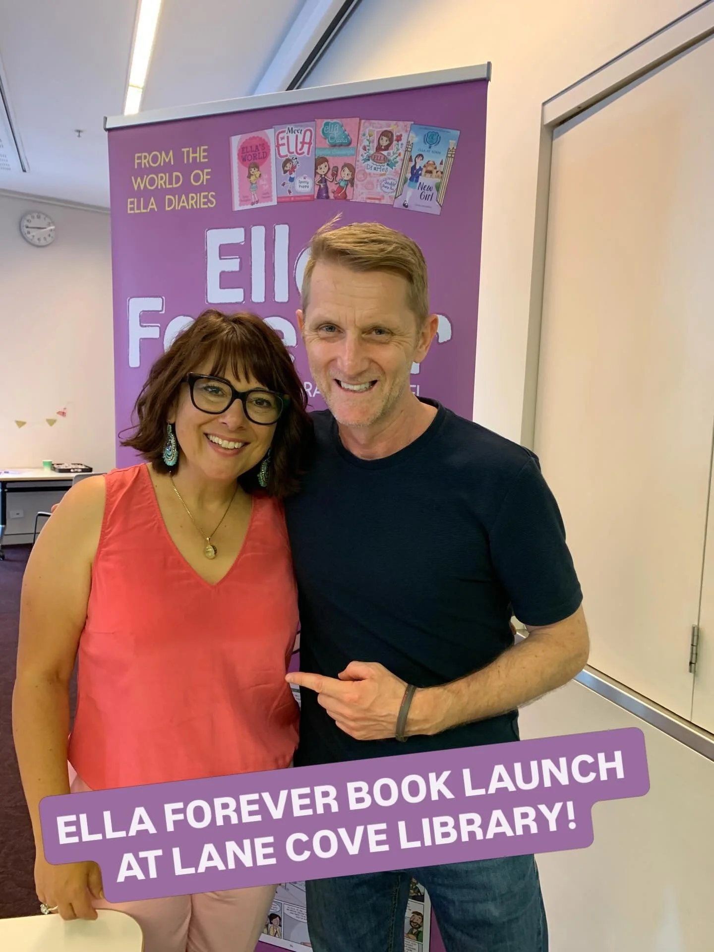 Congrats @serenageddes_creative for an epic book launch of her epic graphic novel, ELLA FOREVER from @scholastic_au! 
Shout out to @yvetteposhoglian for top notch MC duties. 
#ellaforever
#graphicnovel
#kidlit 
#librarylove