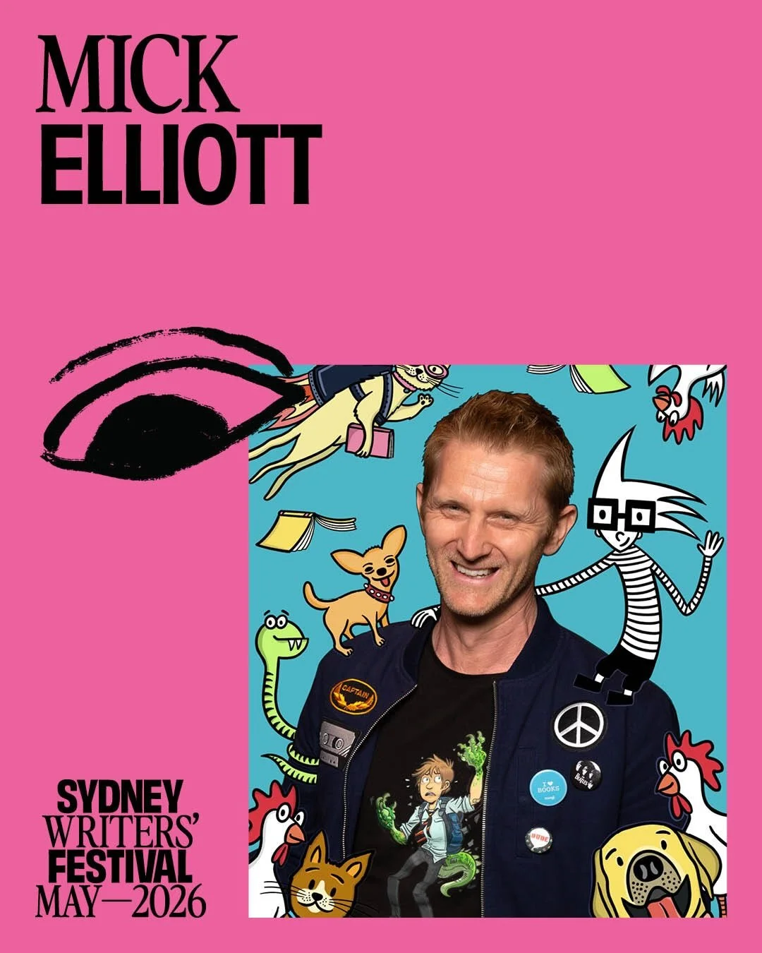 Can&rsquo;t wait for the 2026 SYDNEY WRITERS&rsquo; FESTIVAL FAMILY DAY on Sunday May 24th. 
☺️📚✍🏻
I&rsquo;ll be part of three awesome sessions.
9.30am - FUNNY BOOKS FOR FUNNY KIDS with @tanhennessy and @itsmattstantonhere, chatting on stage about 