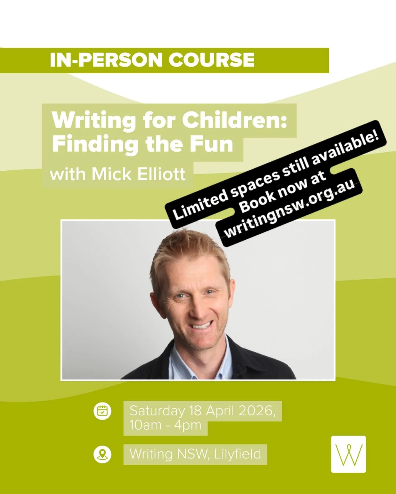 Want to learn everything I wish I had known when I stared at a blank page 15 years ago?
Book now at writingnsw.org.au! 
📚✍🏻📚✍🏻
I&rsquo;ll be sharing everything I have discovered about writing for kids, in a fun, supportive environment at the wond