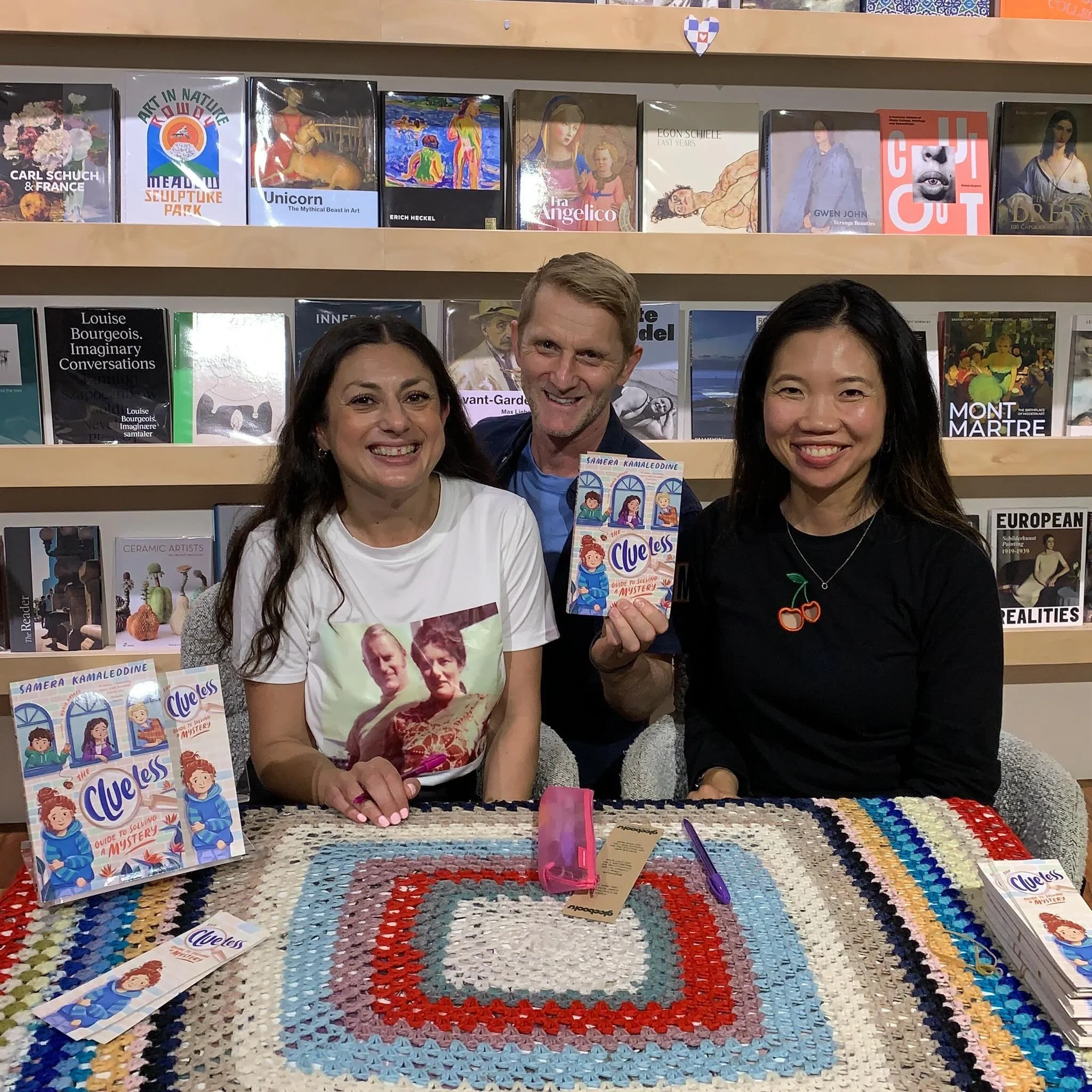 Congrats Samera Kamaleddine on the launch of THE CLUELESS GUIDE TO SOLVING A MYSTERY, an absolutely delightful middle grade novel about a group of kids trying to solve a mystery in a retirement village. It&rsquo;s beautifully illustrated by @hykiebre