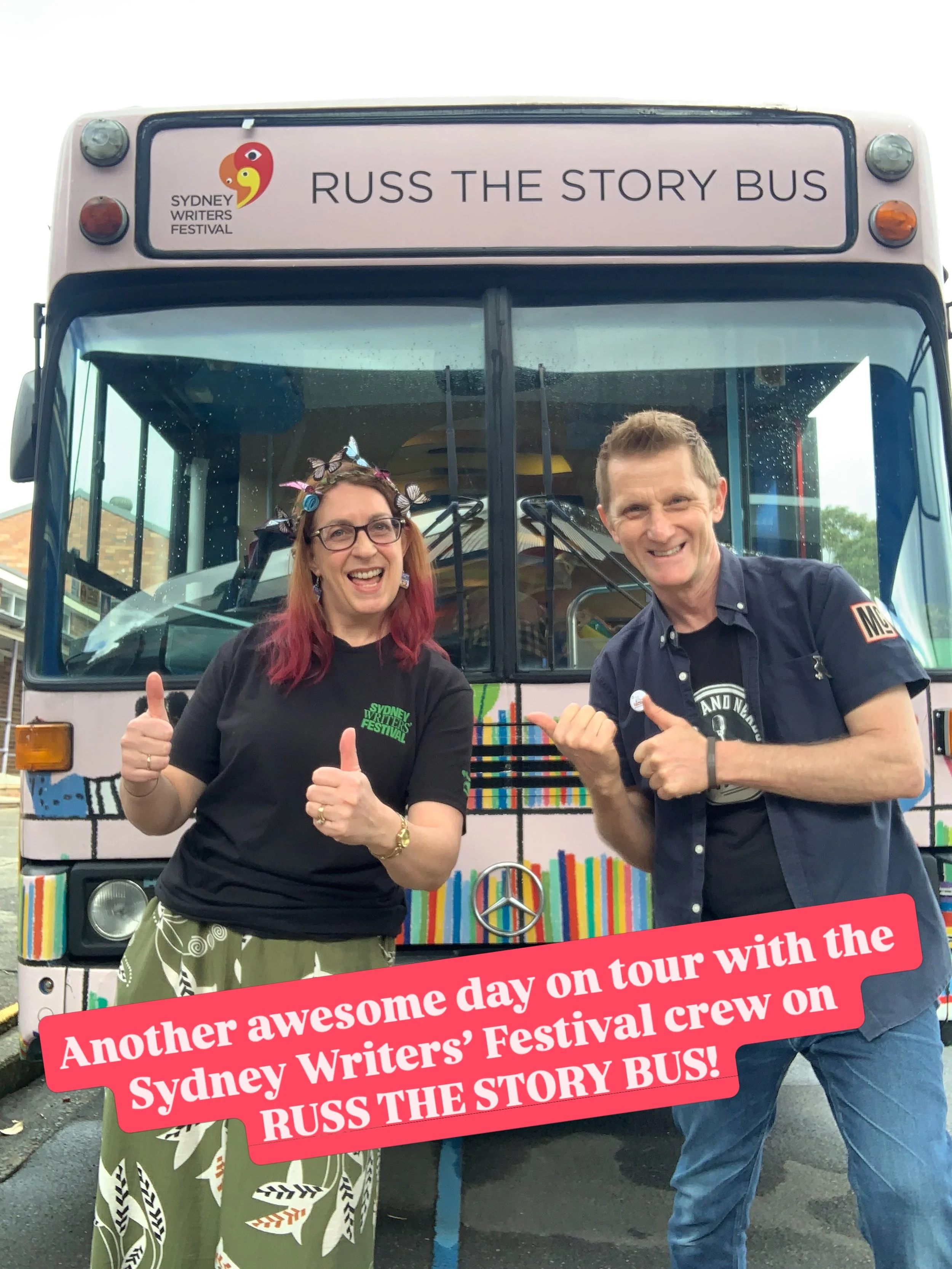 Thanks to @fionalloydauthor and the team behind the scenes as we spent the day at Condell Park Public School sharing stories, signing books, drawing illustrations and celebrating children&rsquo;s literacy with a new generation of young readers!
🚍📚☺