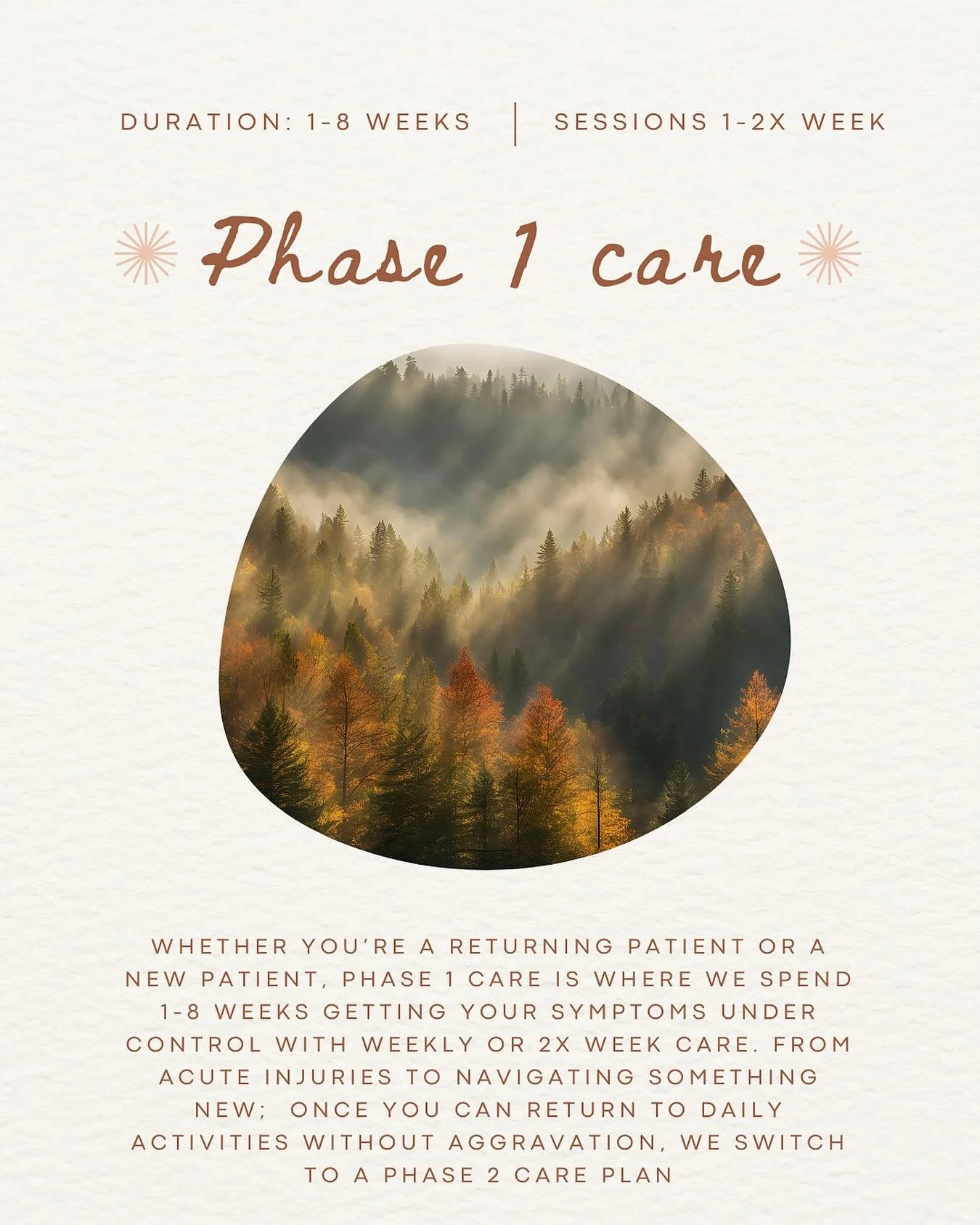 Let&rsquo;s talk about frequency of treatment!  I often get asked &ldquo;how often should I come?&rdquo; And while I think the answer is often nuanced, in an ideal world when we start working on something new, 1-2x a week is great!

Phase 1 care is f