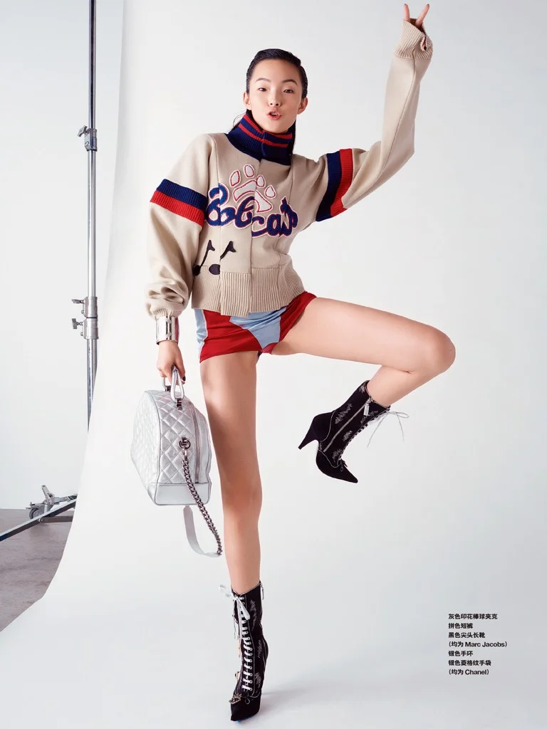 Xiao Wen Ju. Photo/Jumbo Tsui for Grazia China , March 2016. 
