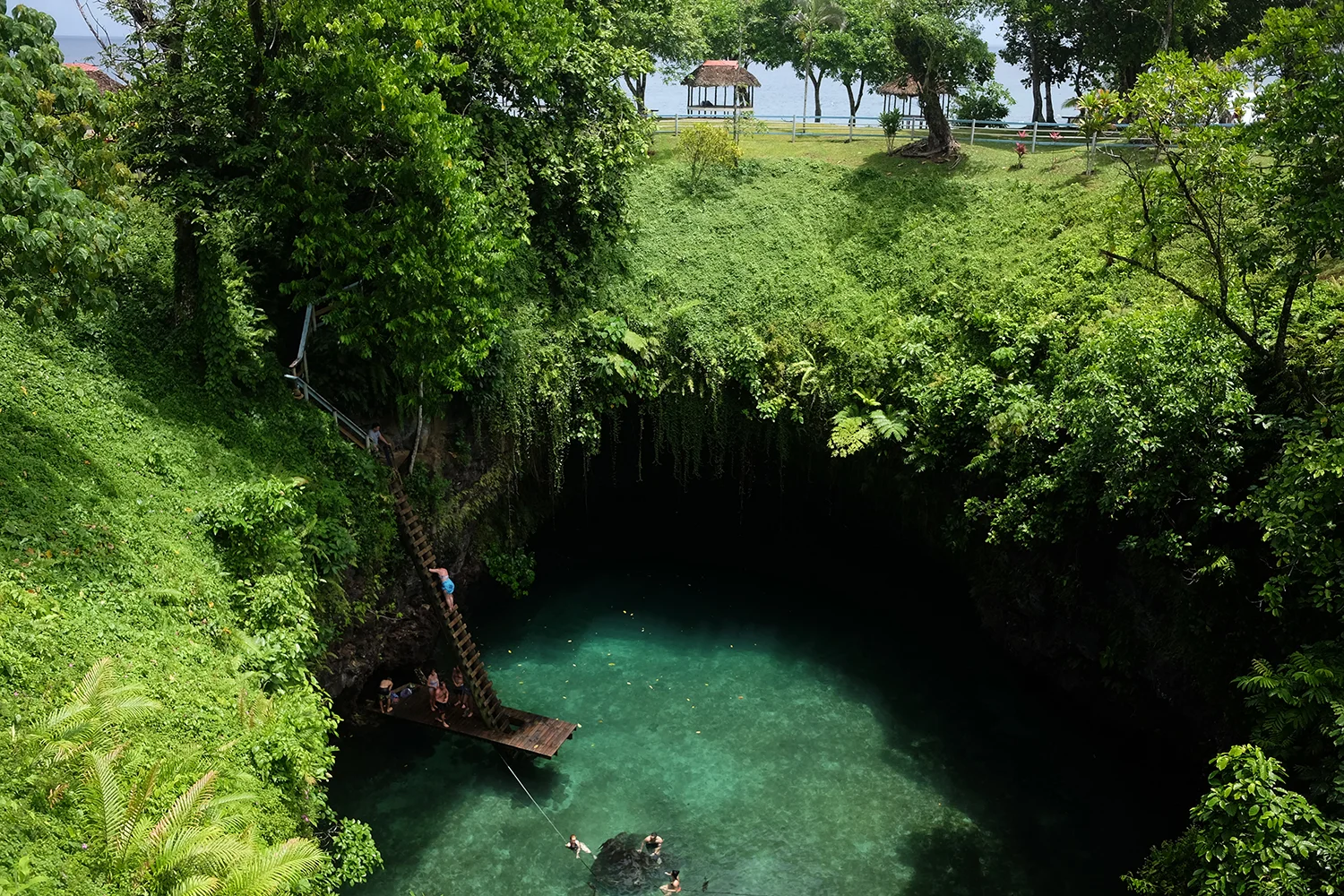 To Sua Ocean trench in Upolu.