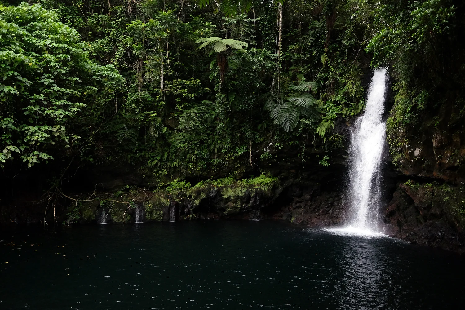 Afu Aau waterfall in Palauli, Savai'i.