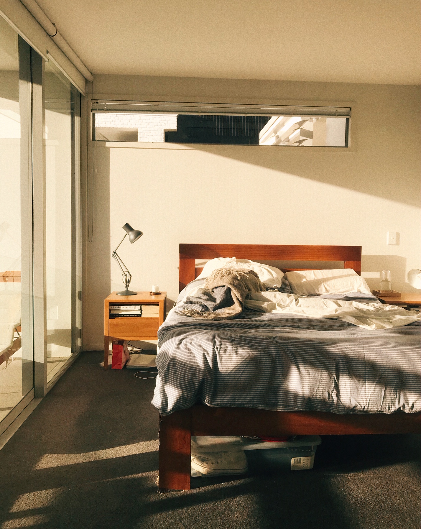 My bedroom in summer.