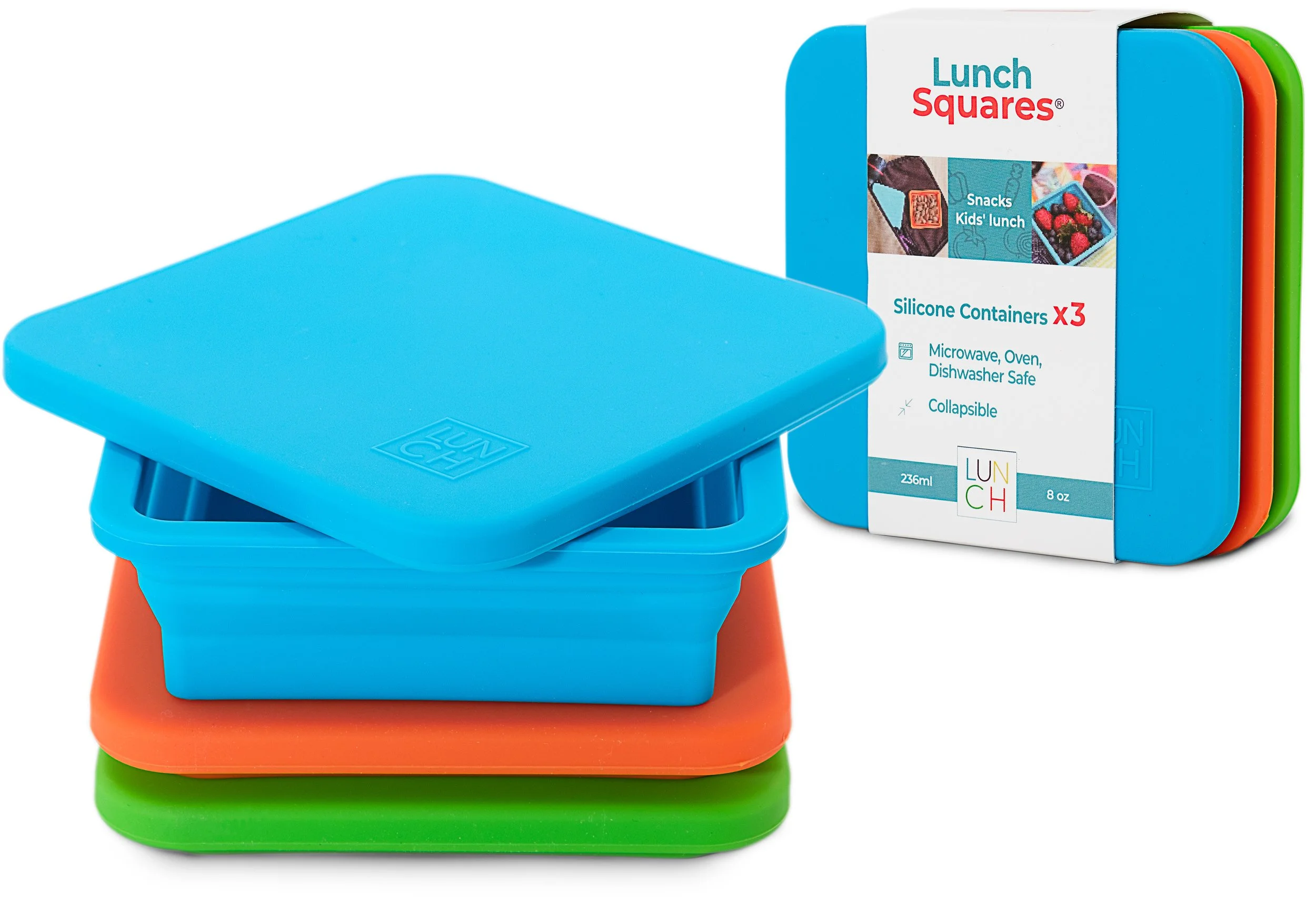 Lunch Squares Containers 8 oz