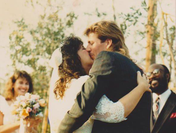 Trevan's Parents' Wedding (His mother was 7 months pregnant with him)