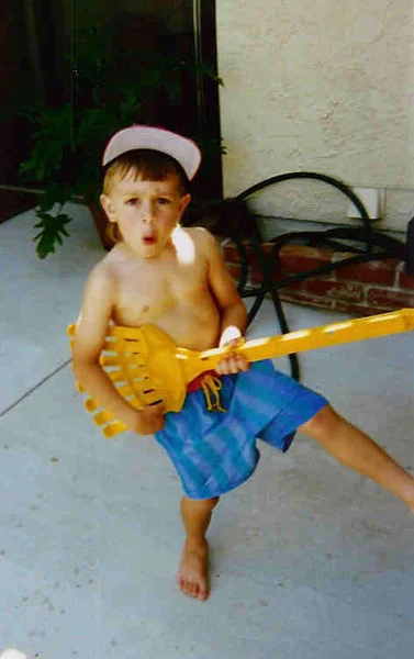 "It's funny cause I never seriously thought I'd learn to play guitar, I just loved to pretend..."