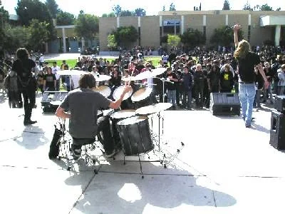 2004: Trevan (Drums) with his first band Dimentis at El Camino H.S.