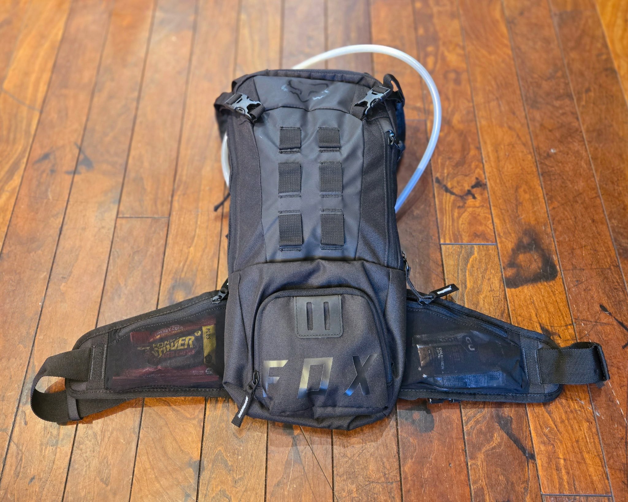  Fox offers a mid-size hydration pack that’s roomy enough for everything 