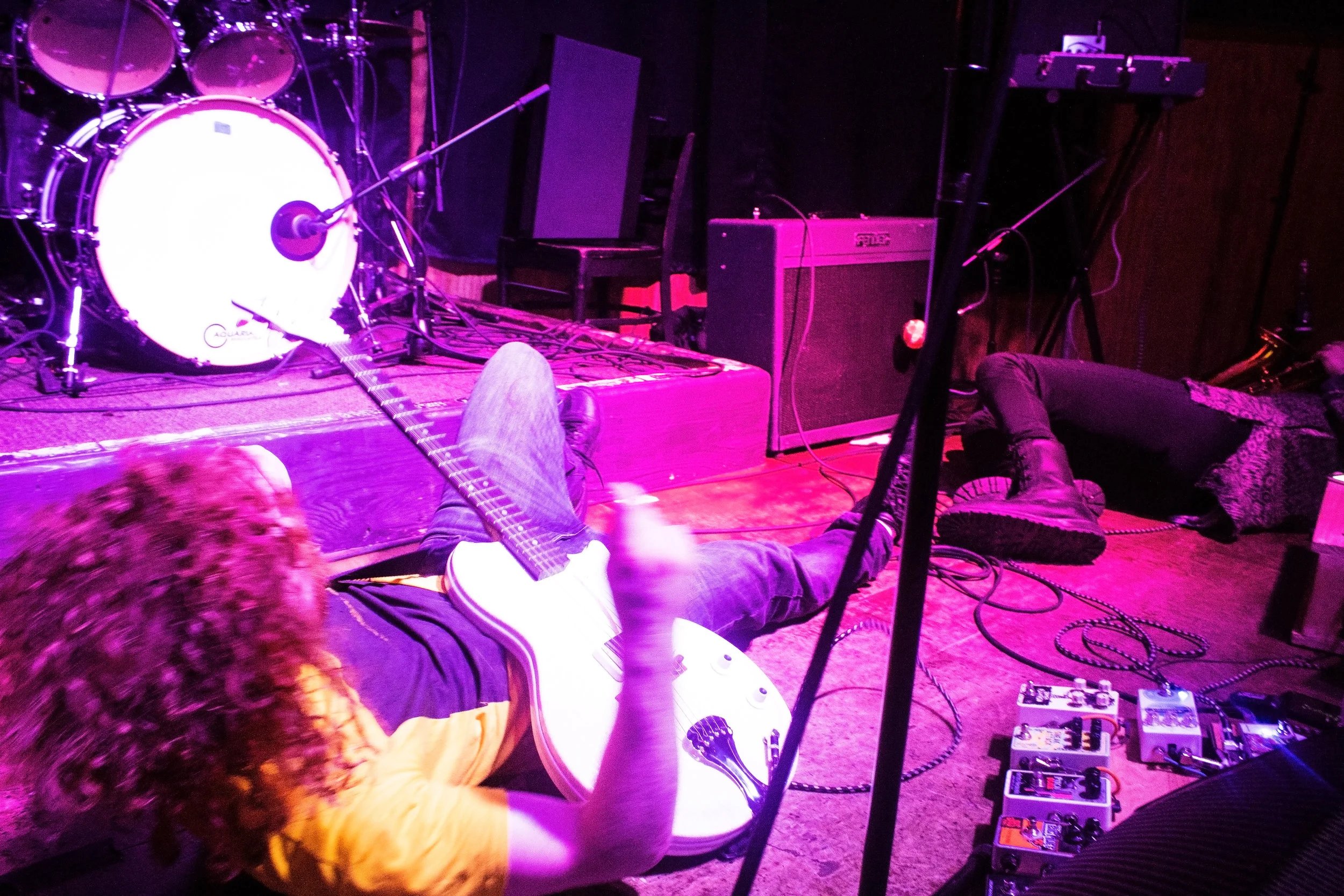 Ian gettin’ really down from there at Firefly Lounge in Bellingham, in February of 2019. There’s a live recording of that show, and if you join our mailing list, well. You might just get it.