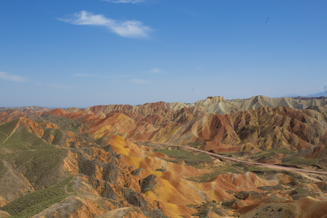 Some say the coloured mountains of Zhangye inspired Aladdin's magical carpet. And by 'some', I mean me. I say that.