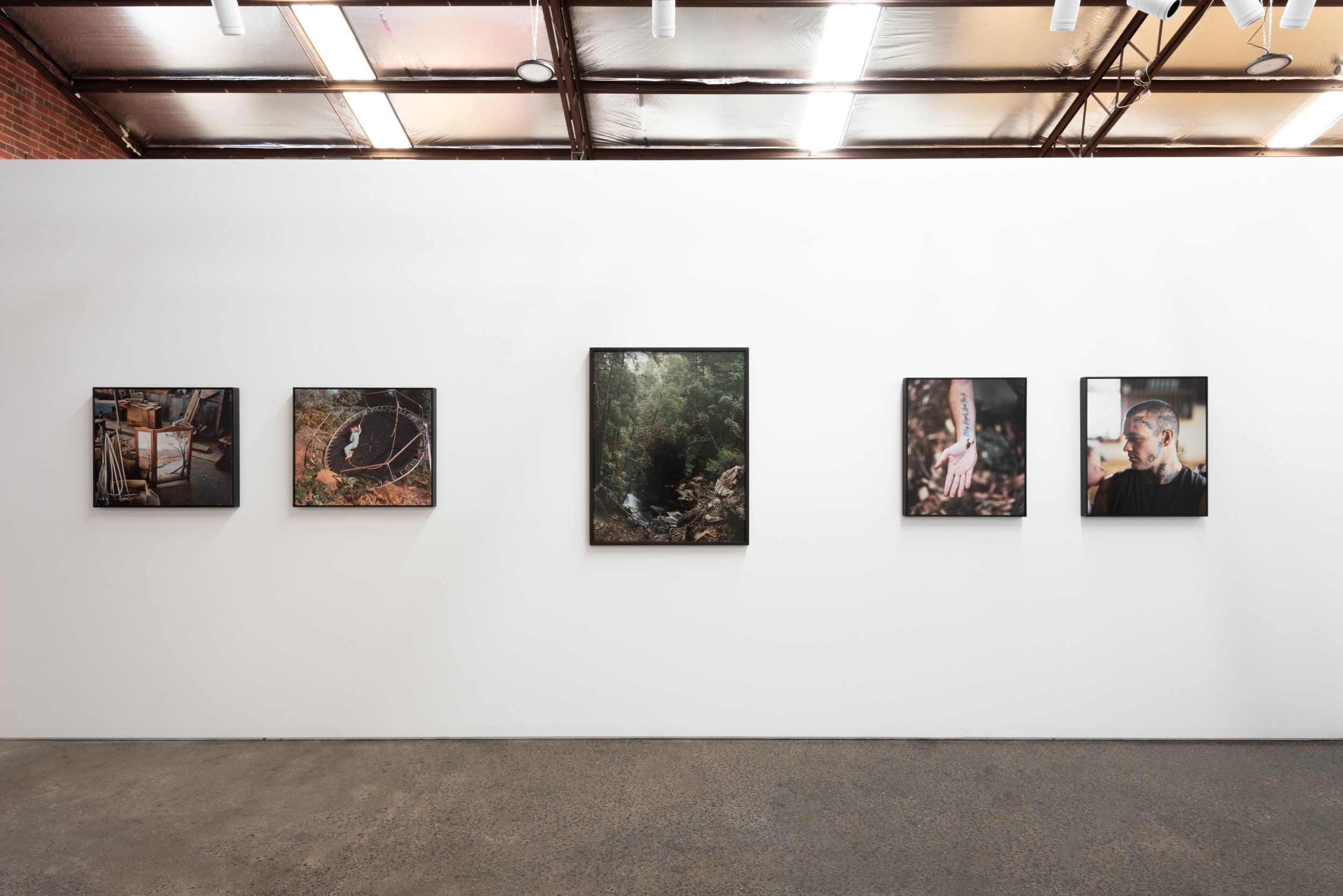   Huon  installation at Hillvale Gallery in Melbourne, Australia, July 2021 as part of The Pool Grant X. 