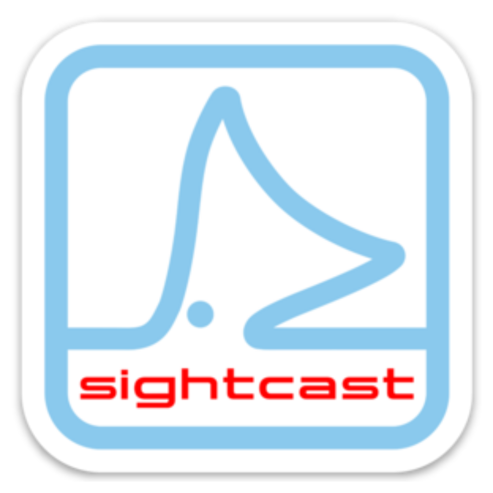 Sight Cast Fishing Company — Sight Cast Redfish Tail (Blue Square)