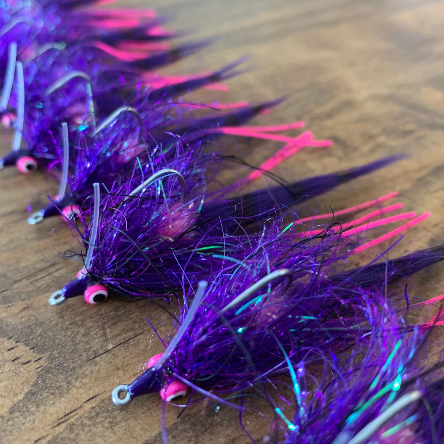 Redfish Crack Purple Black Fly Fishing