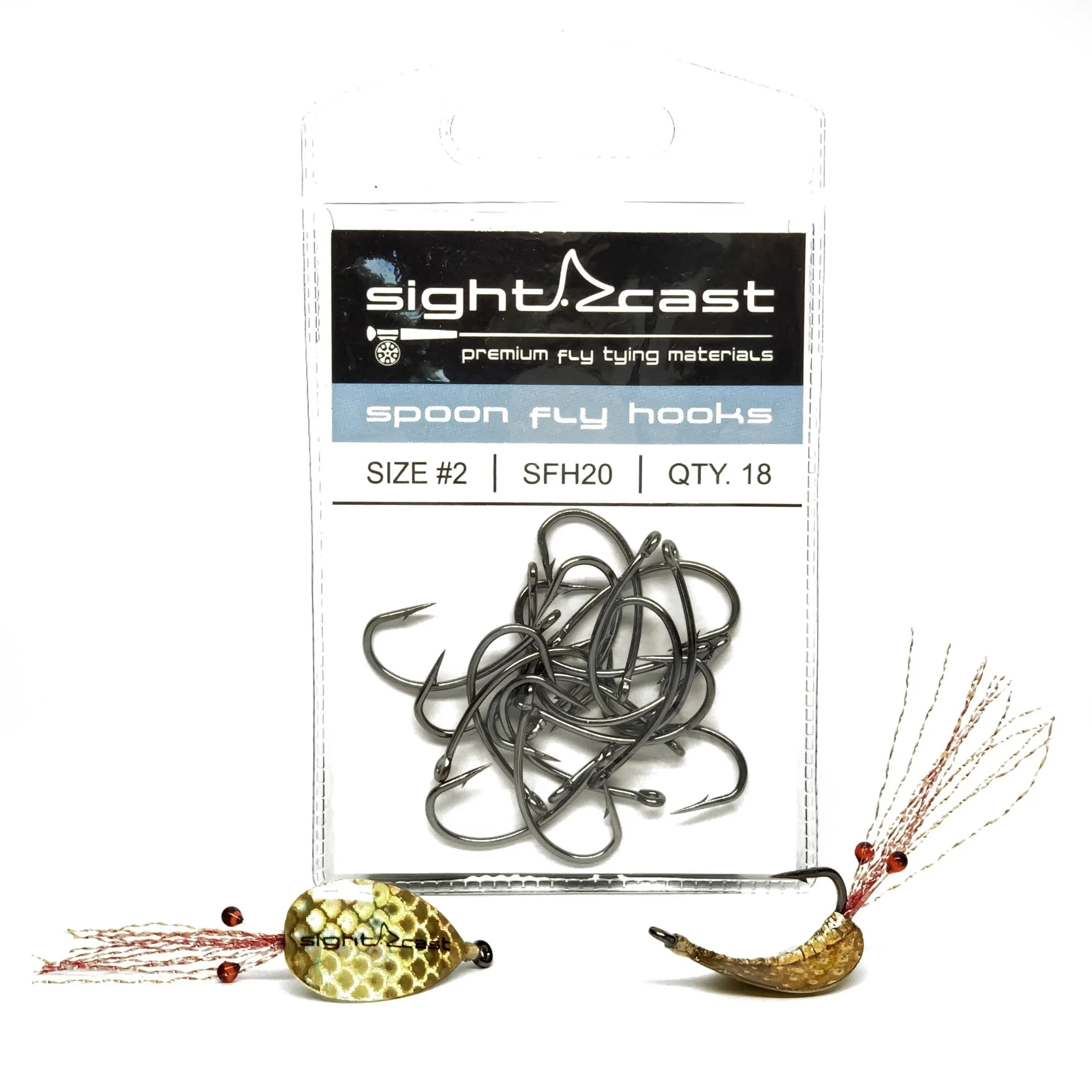Sight Cast Spoon Fly Hooks