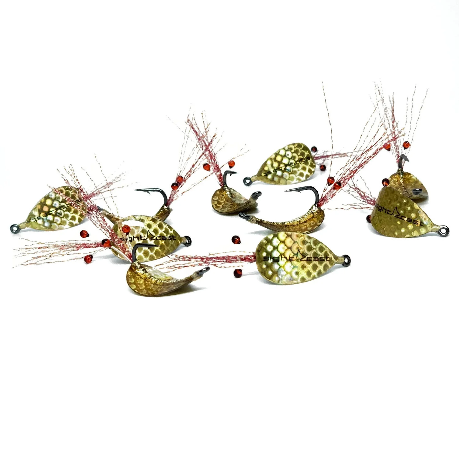 Gold Spoon Flies for Redfish