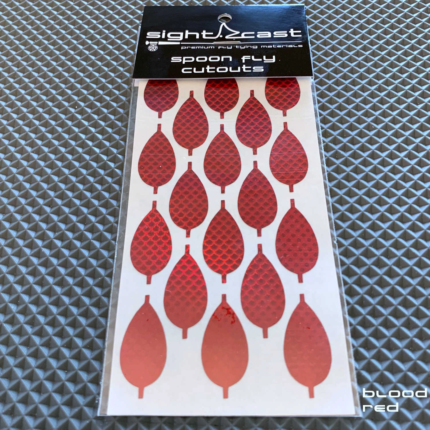 Spoon Fly Cutouts - Blood Red