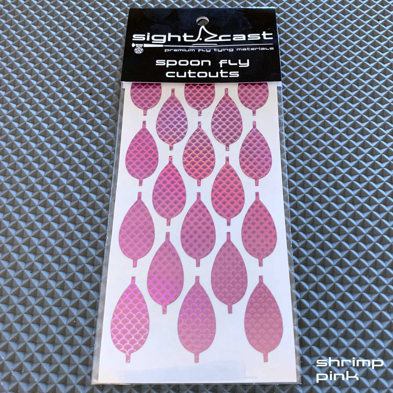 Spoon Fly Cutouts - Shrimp Pink