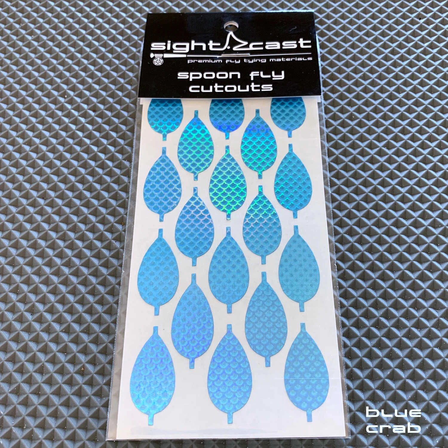 Spoon Fly Cutouts - Blue Crab