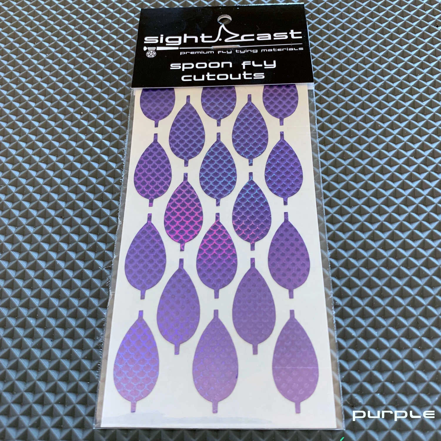 Spoon Fly Cutouts - Purple