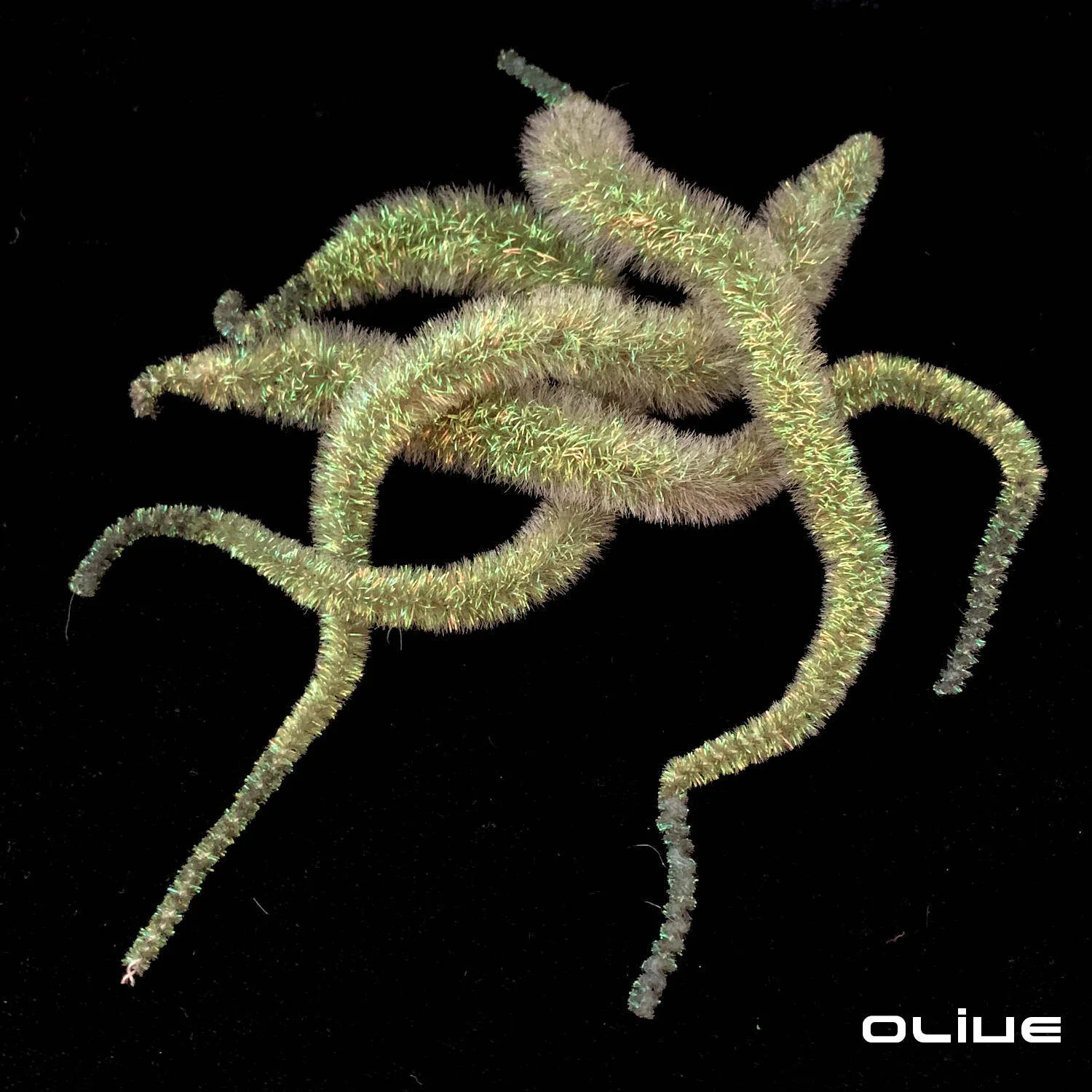 Crystal Dragon Tails - Olive