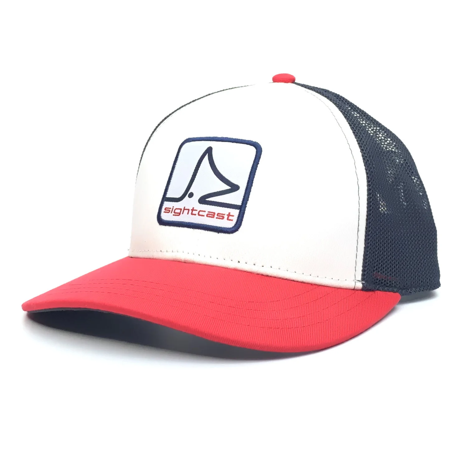 Sight Cast Redfish Tail Hat - [Red/White/Blue]