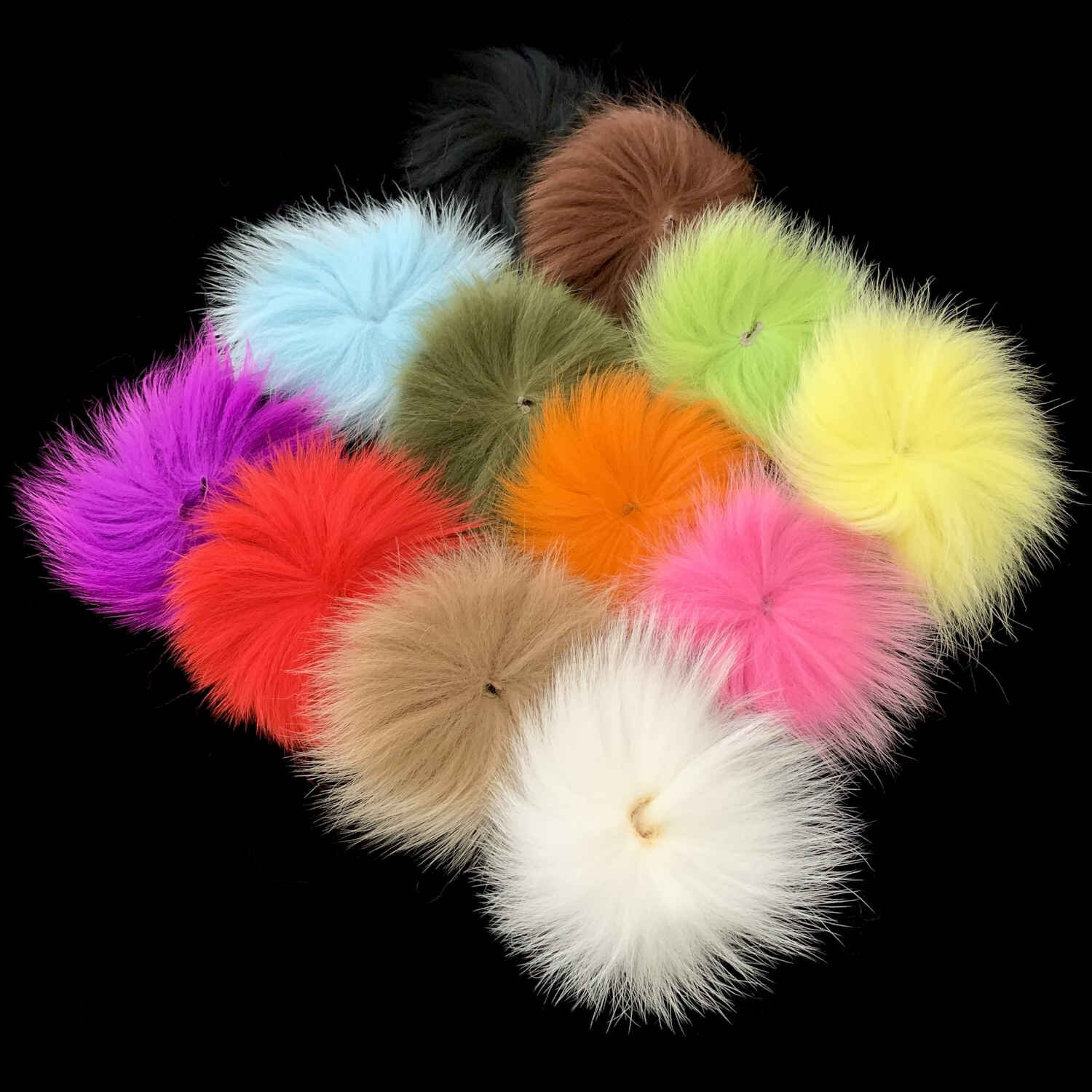1PC Fly Tying Arctic Fox Tail Streamer Fly Tying Material Saltwater Fly Tying 