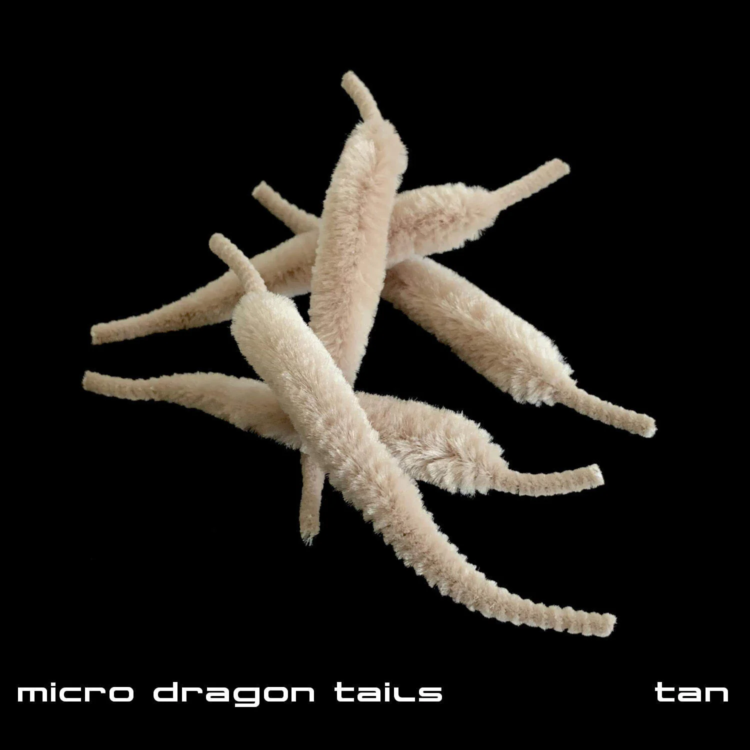 Micro Dragon Tails - Tan - Fly Tying Materials.JPG