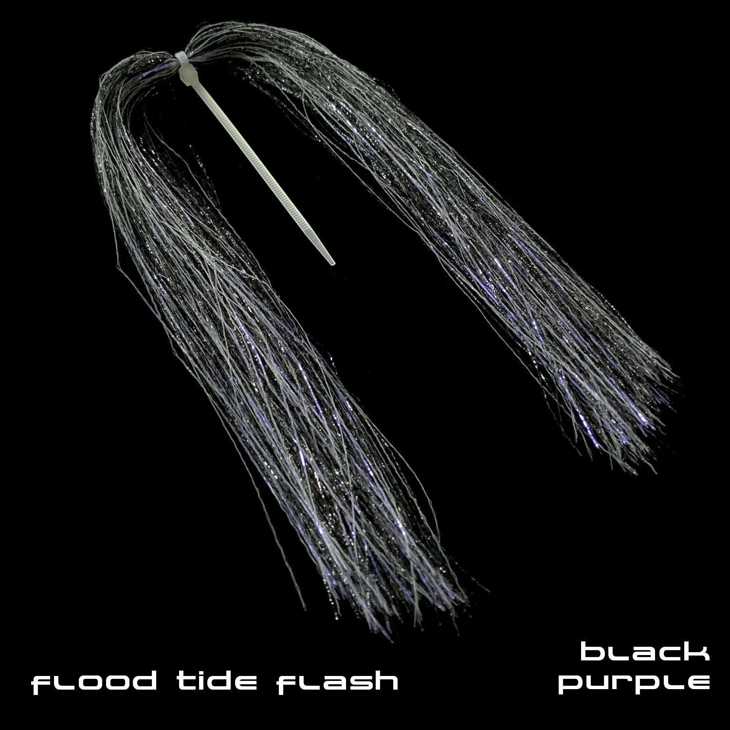 Flood Tide Flash - Fly Tying - Black Purple