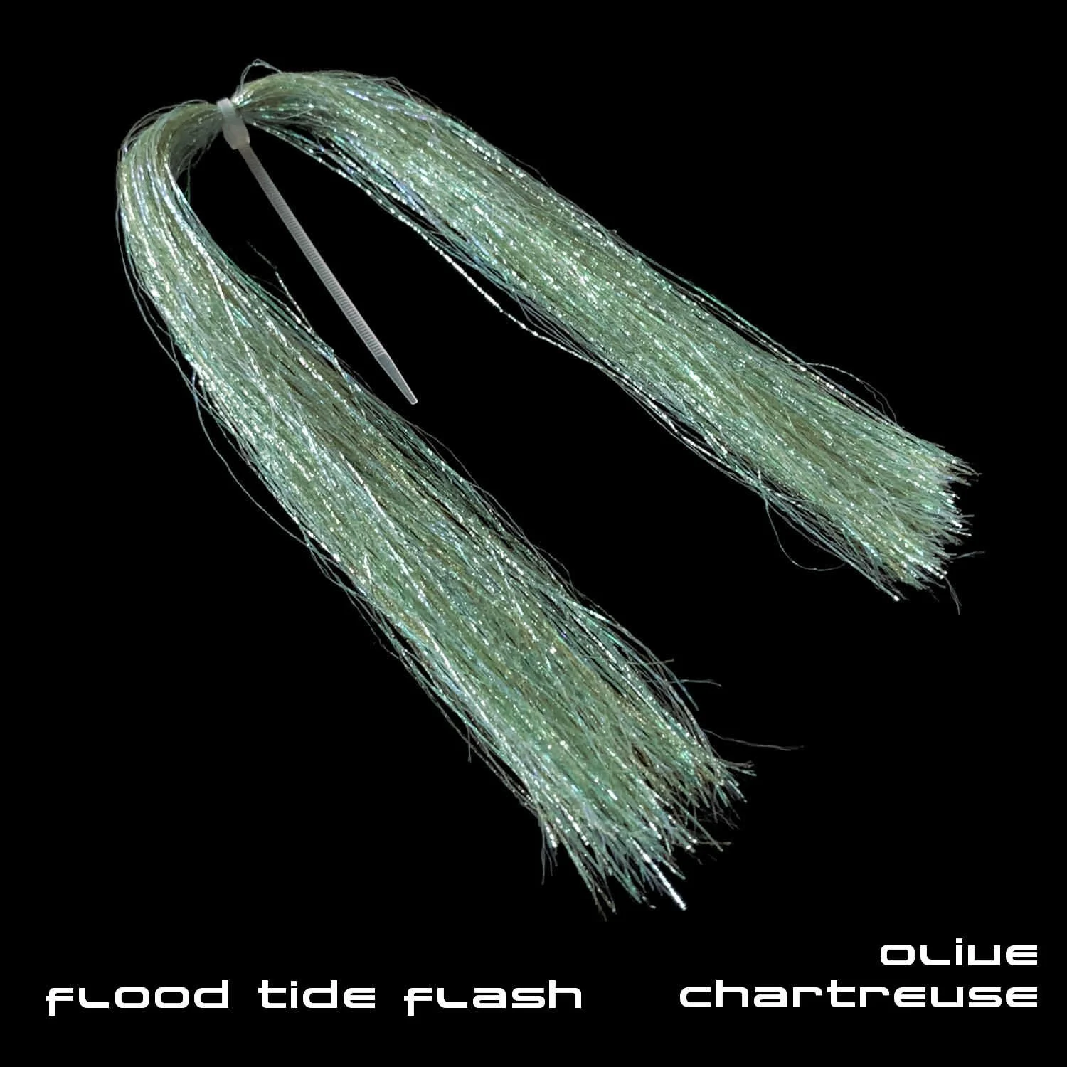 Flood Tide Flash - Fly Tying - Olive Chartreuse
