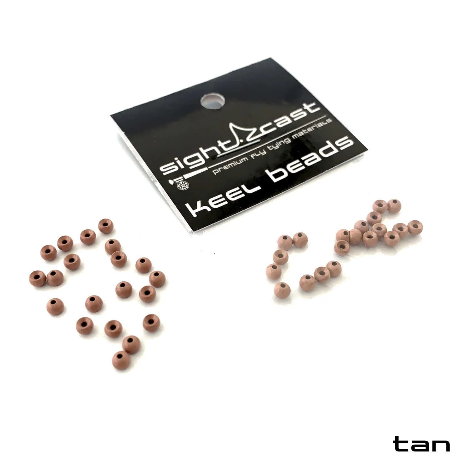 Keel Beads - Fly Tying Materials - Tan.JPG