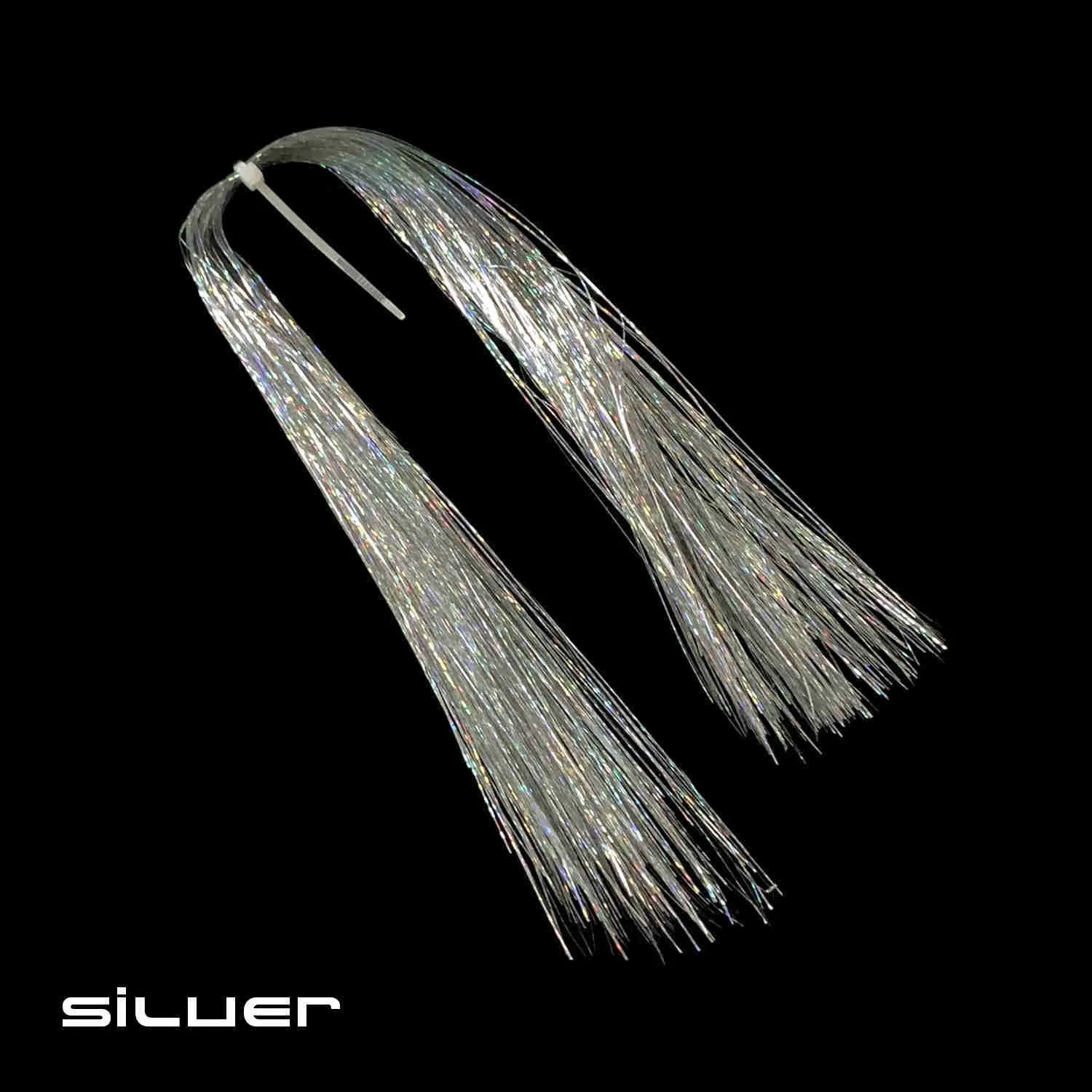Silver Holographic Flash Fly Tying