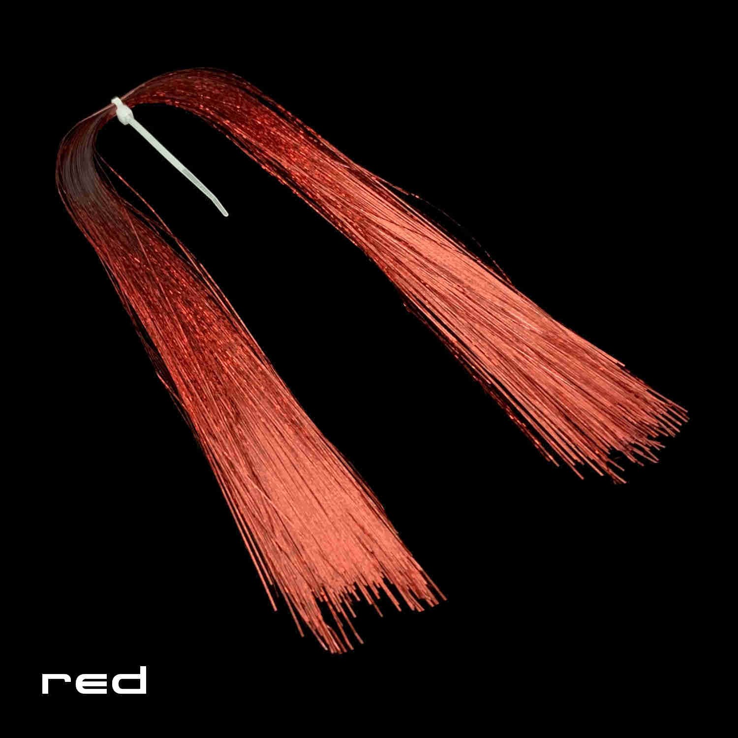 Red Holographic Flash Fly Tying