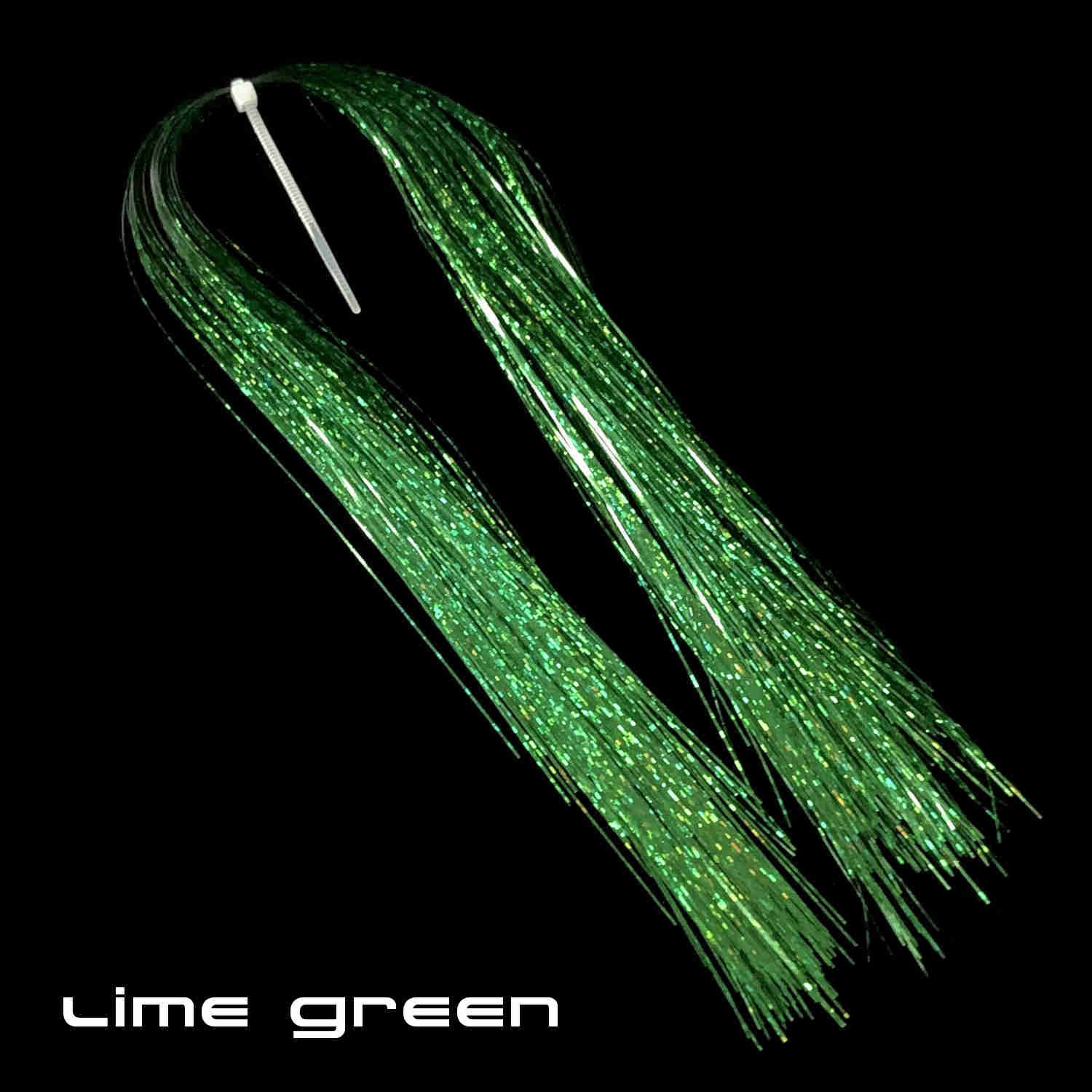 Lime Green Holographic Flash Fly Tying