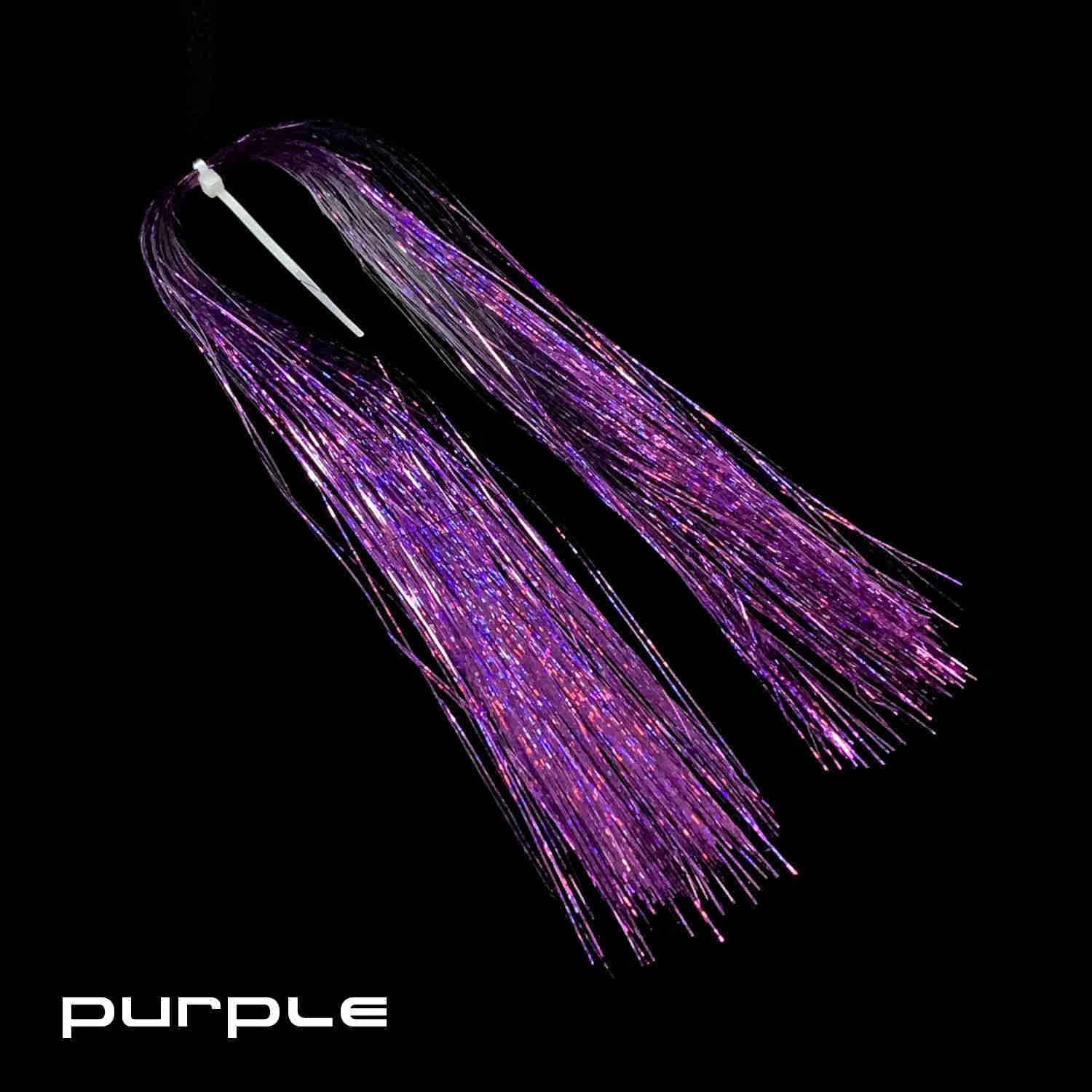 Purple Holographic Flash Fly Tying