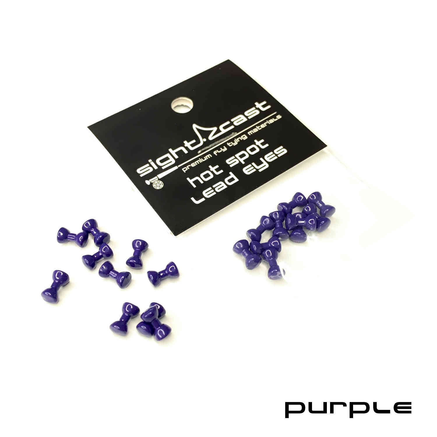 Purple Fly Tying Lead Eyes