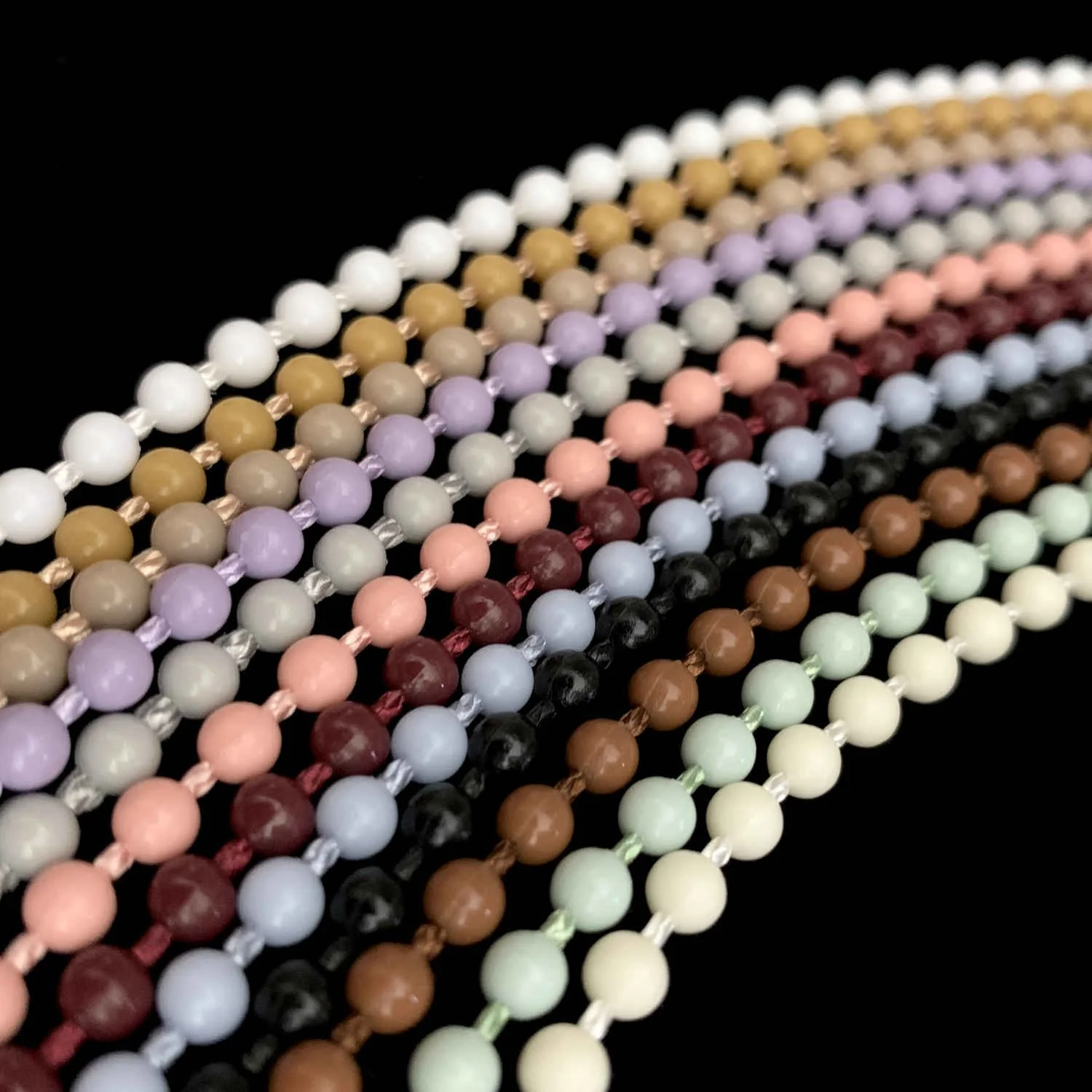 Weightless Bead Chain Eyes for fly tying