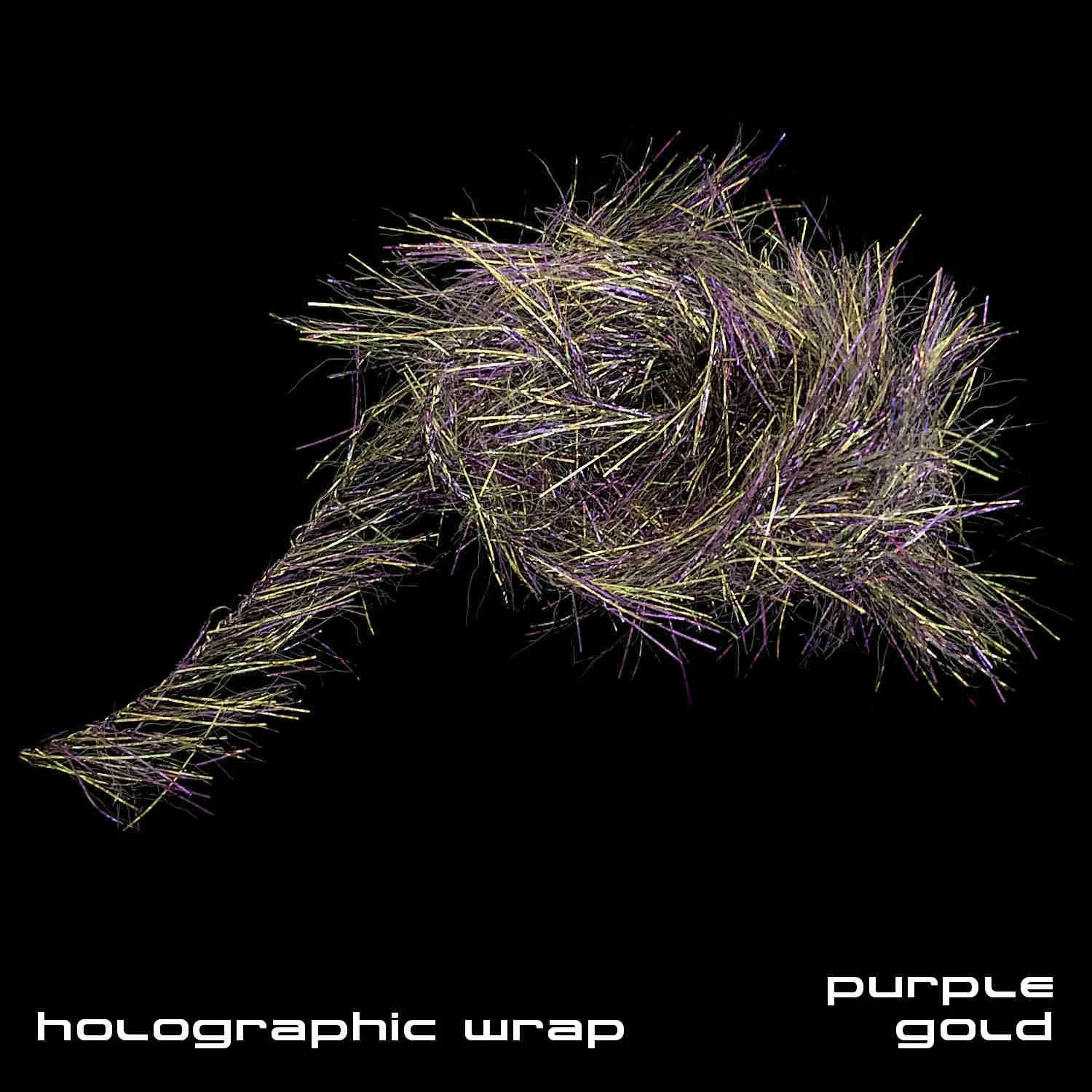 Holographic Wrap - Fly Tying Material - Purple Gold.JPG