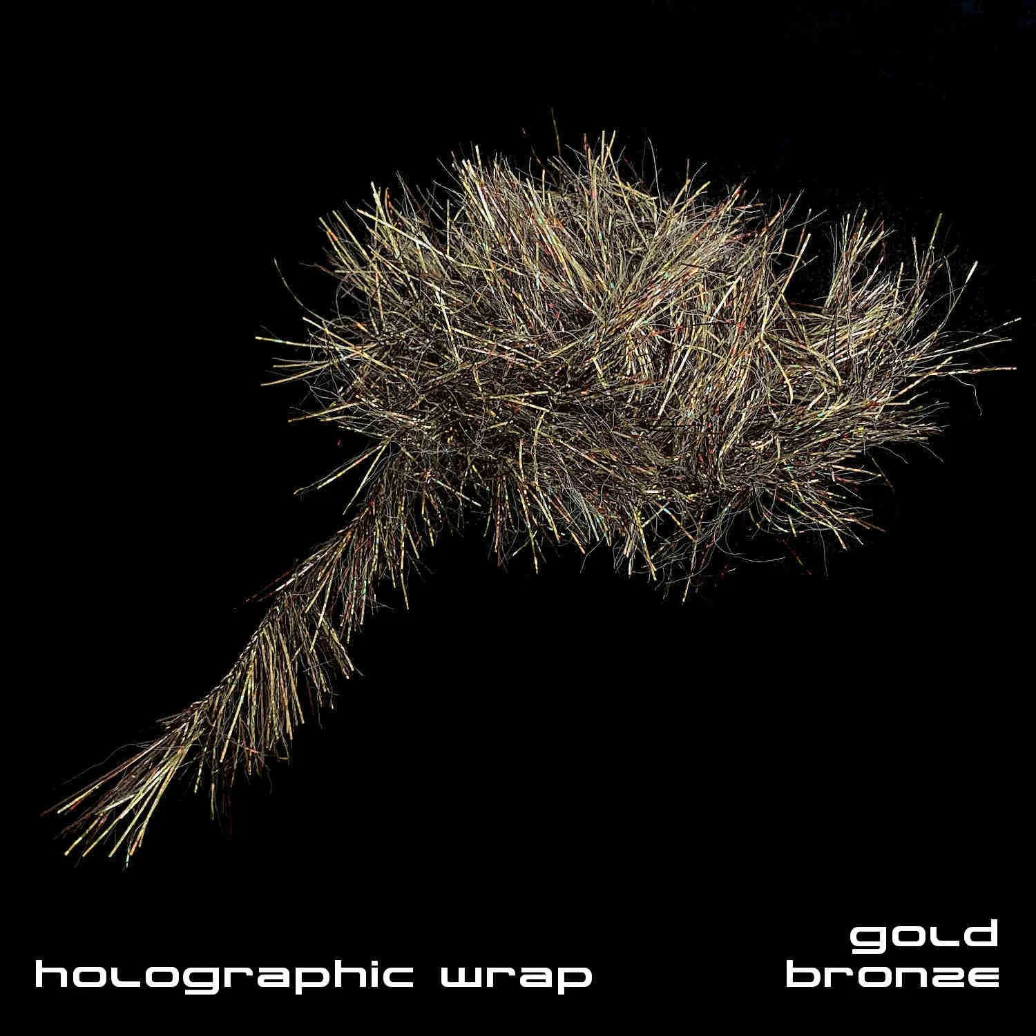 Holographic Wrap - Fly Tying Material - Gold Bronze.JPG