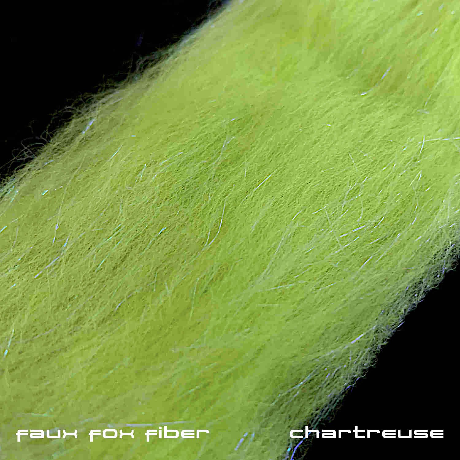 Saltwater Fly Tying Fox Dubbing - Chartreuse