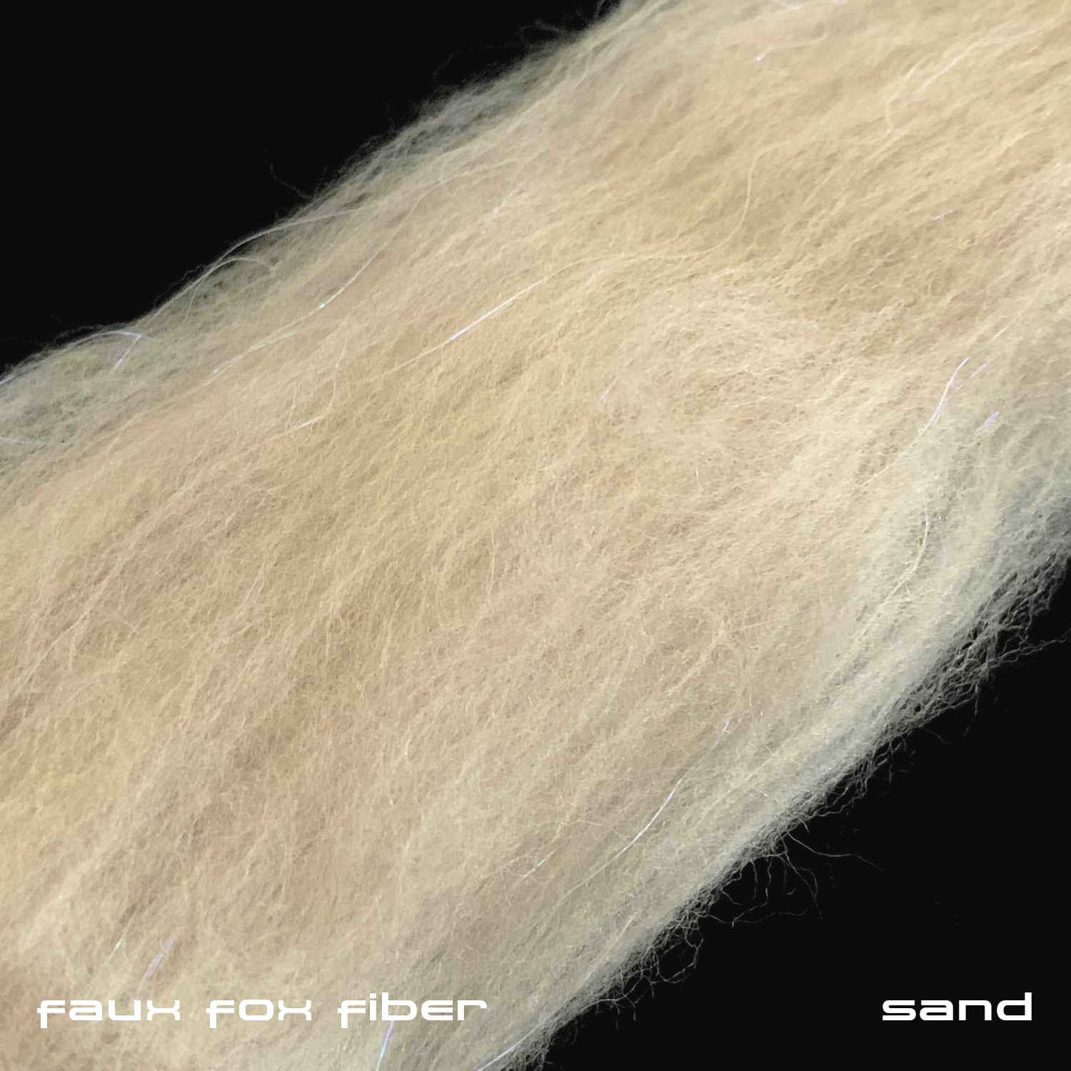Saltwater Fly Tying Fox Dubbing - Sand
