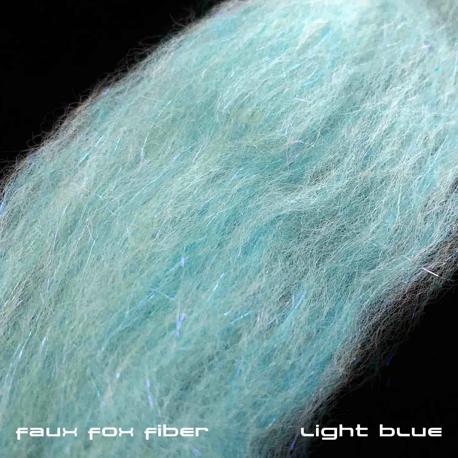 Saltwater Fly Tying Fox Dubbing - Light Blue